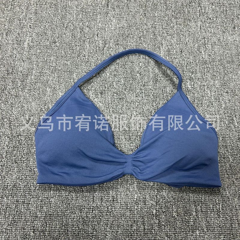 DFYNE 同じスタイルの Amazon シームレスブラジャー レディース バックレス ホルターブラ スポーツ ヨガ サスペンダー スモールブラ|undefined