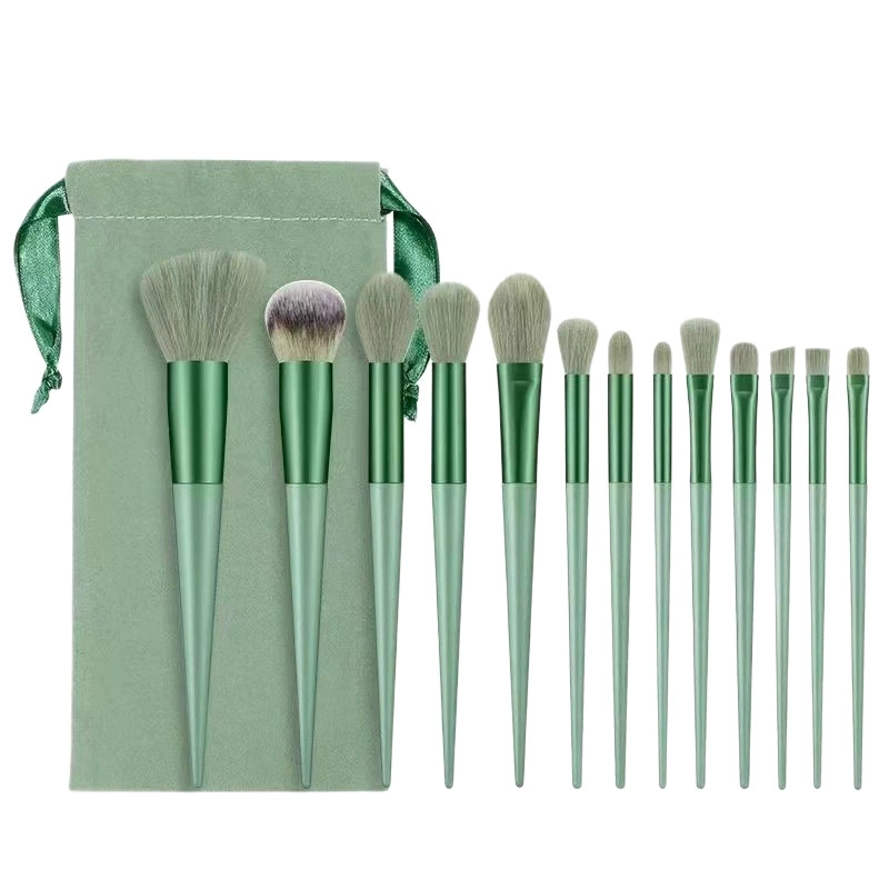 Brush, soft face blush, eye shadow, 13 pieces