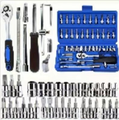 Multi-Purpose Modified Car – Mühərrik tənzimləmə alətləri - 46-piece-set-blue