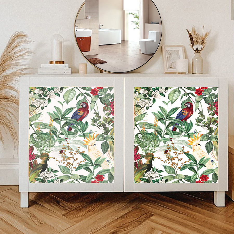 Yapay Yeşil Bitki Çiçek Kendinden Yapışkanlı Ev Dekorasyonu Yapı Malzemeleri TV Arka Plan Duvar Yatak Odası Oturma Odası_voghion.com