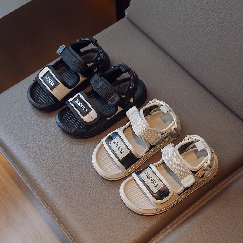 Sandalias para niños, verano 2026, nuevo estilo coreano, sandalias casuales para exteriores para niños y niñas con suela suave, zapatos de playa, ahora disponibles en línea
