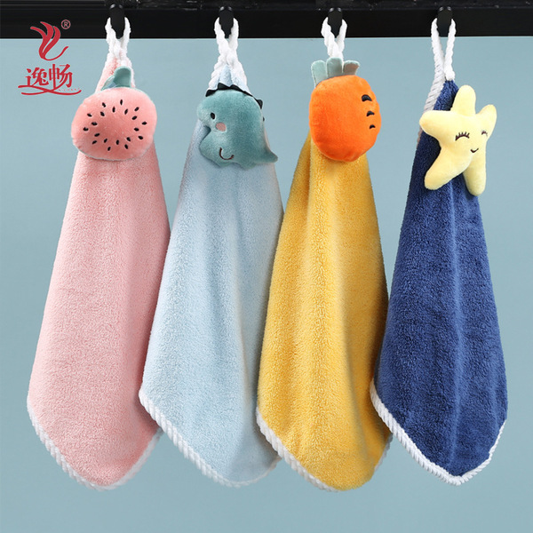 Coral soft children's towel for kindergarten