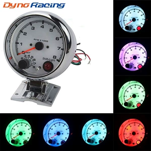 Avtomobil Dəyişdirilmiş Göstəricili Taxometr 0~8000Rpm 4/6/8 Silindrli Mühərrik üçün