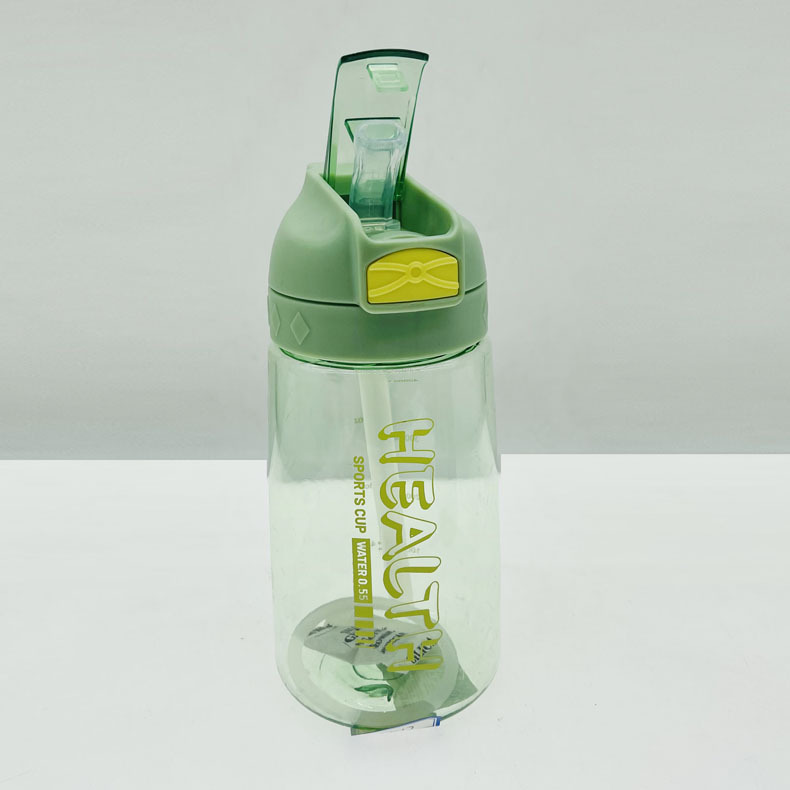 Weilong Internet celebridad deportes frescos paja taza de plástico chica corazón fitness escala taza de agua estudiantes masculinos y femeninos taza práctica