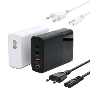 Pd100W Gallium Nitride Charger Gan120W Charger Type-C Adapter 100W European, British, American and Korean 8-Shaped Tail