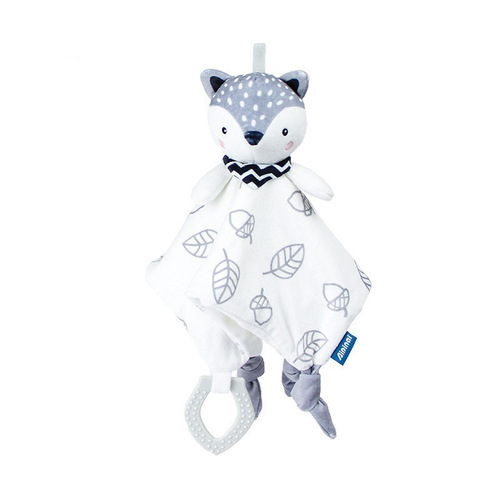 New style fox soothing doll towel, baby sleeping rattle, hand puppet towel, stuffed animal baby toy