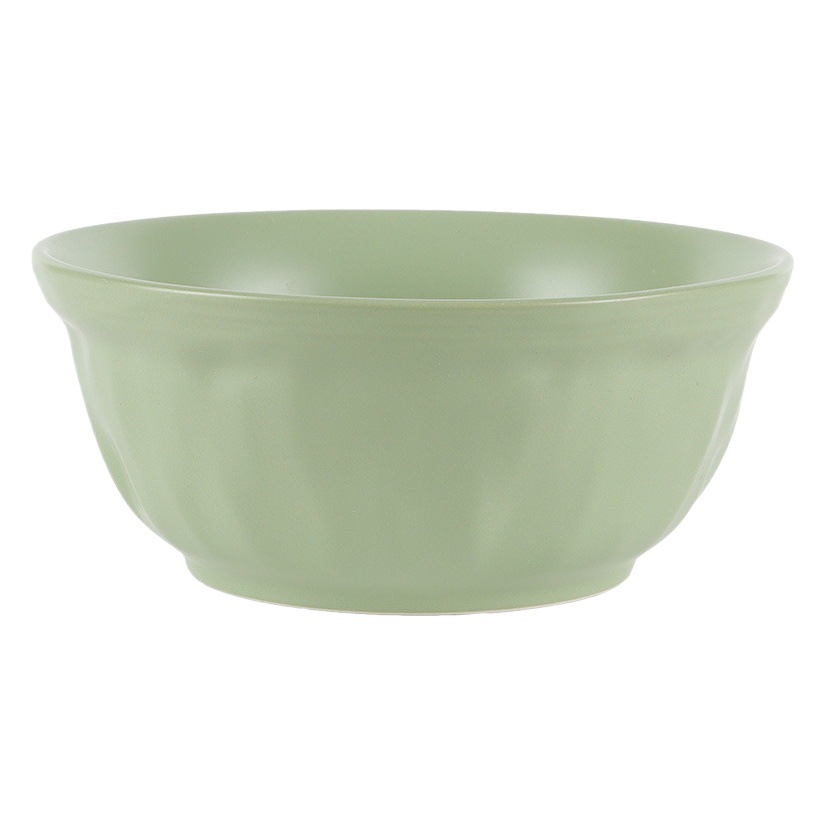 Cuenco grande de vajilla de color sólido Cuenco de sopa de estilo nórdico Leche fufu Cuenco de verduras de cerámica Cuenco de fideos con carne doméstica Plato de arroz Plato redondo