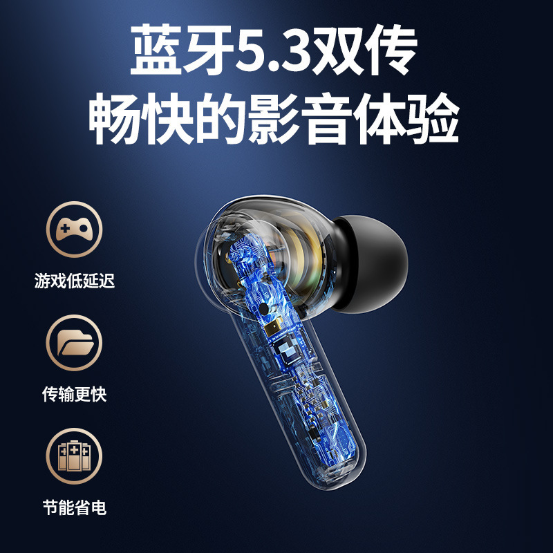 クロスボーダーX65ワイヤレスイヤホン式bluetoothイヤホン騒音低減私モード電気競争イヤホン遅延なしゲームイヤホン英語|undefined