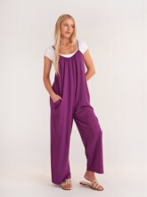 N 37251 Solid Color Pocket Jumpsuit ��ɫ��������� �羳����