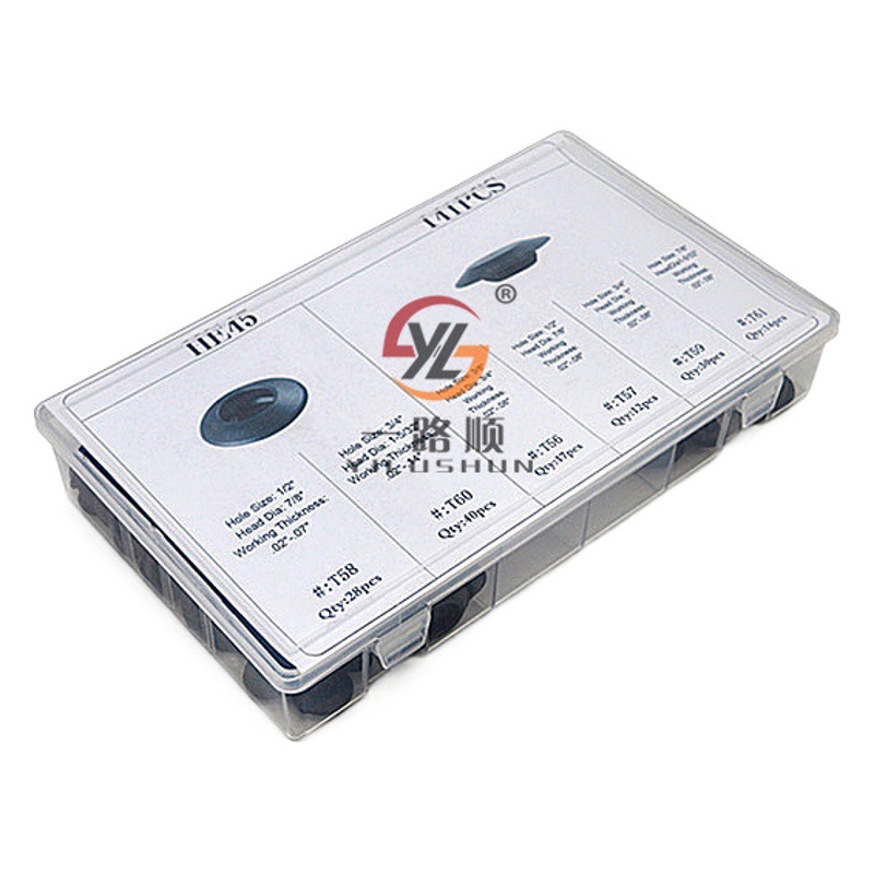 Accesorios del coche al por mayor cuerpo principal clip coche caucho bloqueado material de PVC enchufe hebilla cubierta 141 unids he45