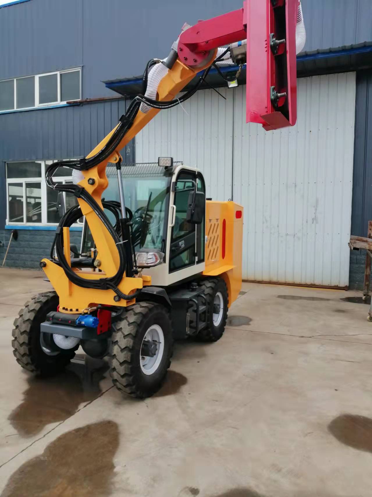 高枝树木绿化带修剪车 高速车载式绿篱修剪机 立面修剪 源头工厂