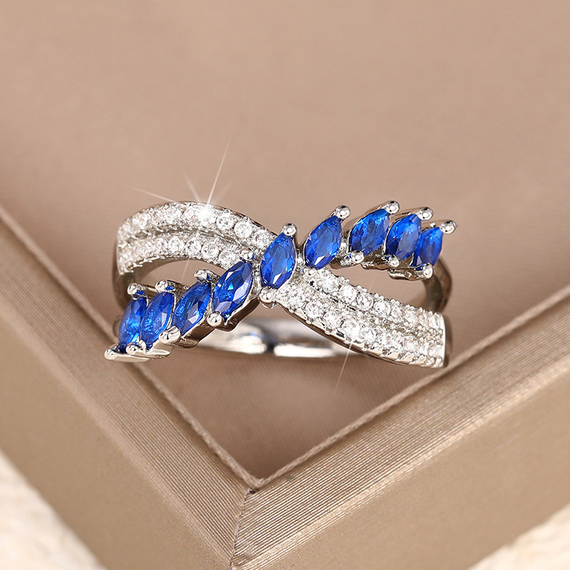 Bague femme avec pierre précieuse bague royale en cuivre mode_voghion.com