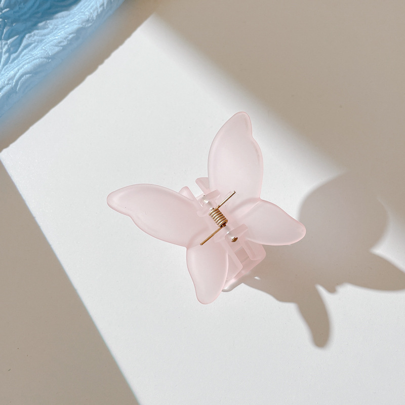 Gran clip de tiburón esmerilado acrílico simple horquilla tocado volumen gran horquilla de alto grado accesorios para el cabello al por mayor