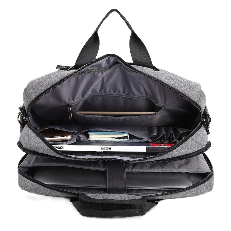 Multifunctional Business Briefcase with Printable Logo Laptop Bag Business Travel Backpack Conference Gift Printing