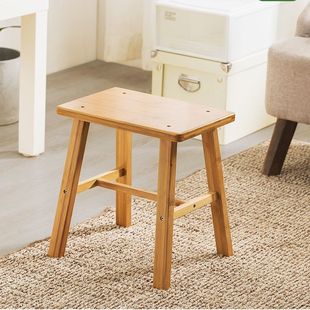 Nanzhu Small Bench Solid Wood Stool Household Small Chair Coffee Table Sofa Shoe Changing Stool Low Stool Small Medium and Large Square Stool