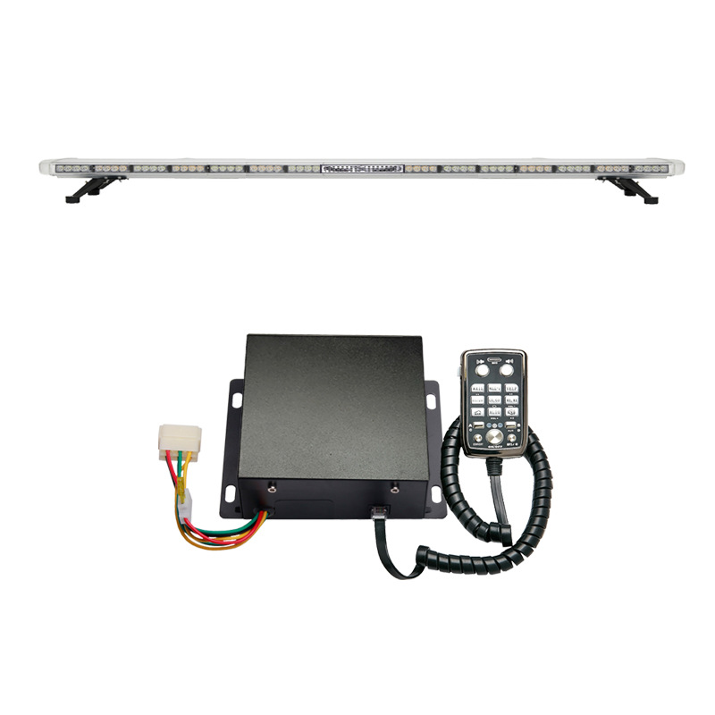 High-power LED long-row warning light LED strobe light siren high-pitched speaker 1.8m strobe light 8400-4H