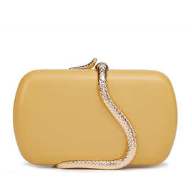 新款简约水钻晚宴包黑色手拿包时尚单肩斜挎小钱包都市宴会派对包