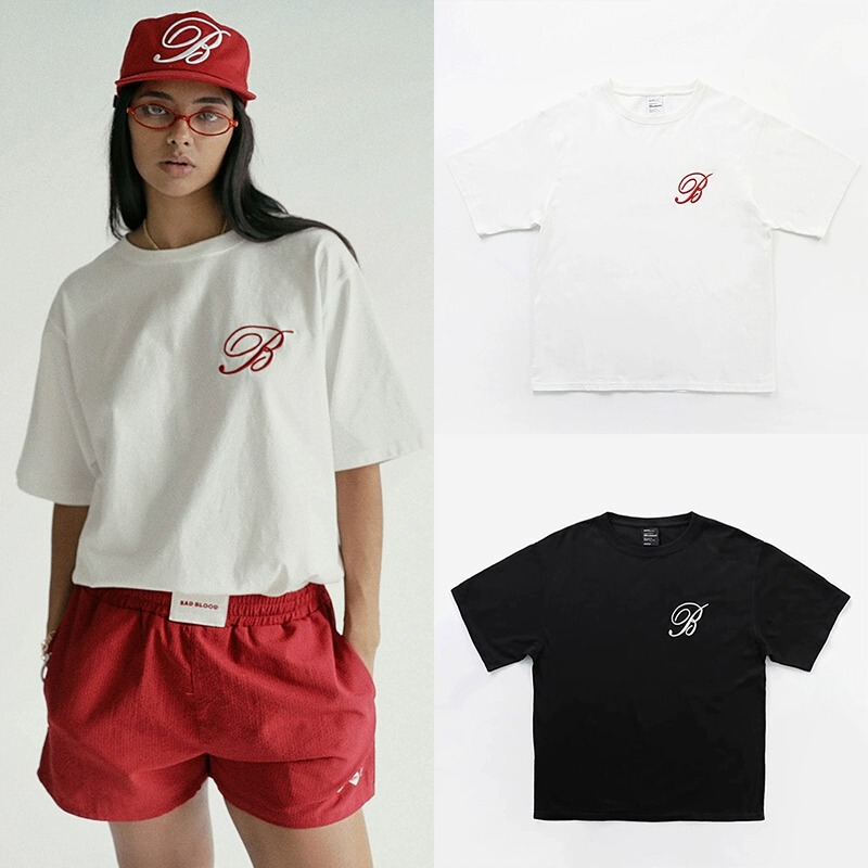 South Korea badblood BCAC Series American Loose Short-sleeved T-shirt Women's Summer Casual Sports Trendy Niche Top