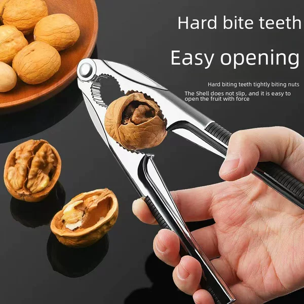 Zinc alloy dried fruit clip pine nut clip household walnut clip hazelnut nut small pecan solid zinc alloy pliers