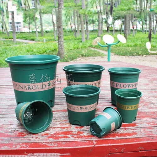 Gallon pot root control factory direct sales thickened plastic flower pot Gallon pot green plant multi-meat pot household green radish third generation