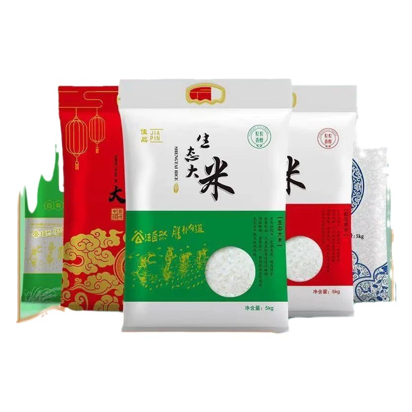 Вакуумный пакет для упаковки риса в наличии Оптовая Поддержка печати утолщенный пластиковый универсальный рисовый лапша вакуумный портативный упаковочный пакет