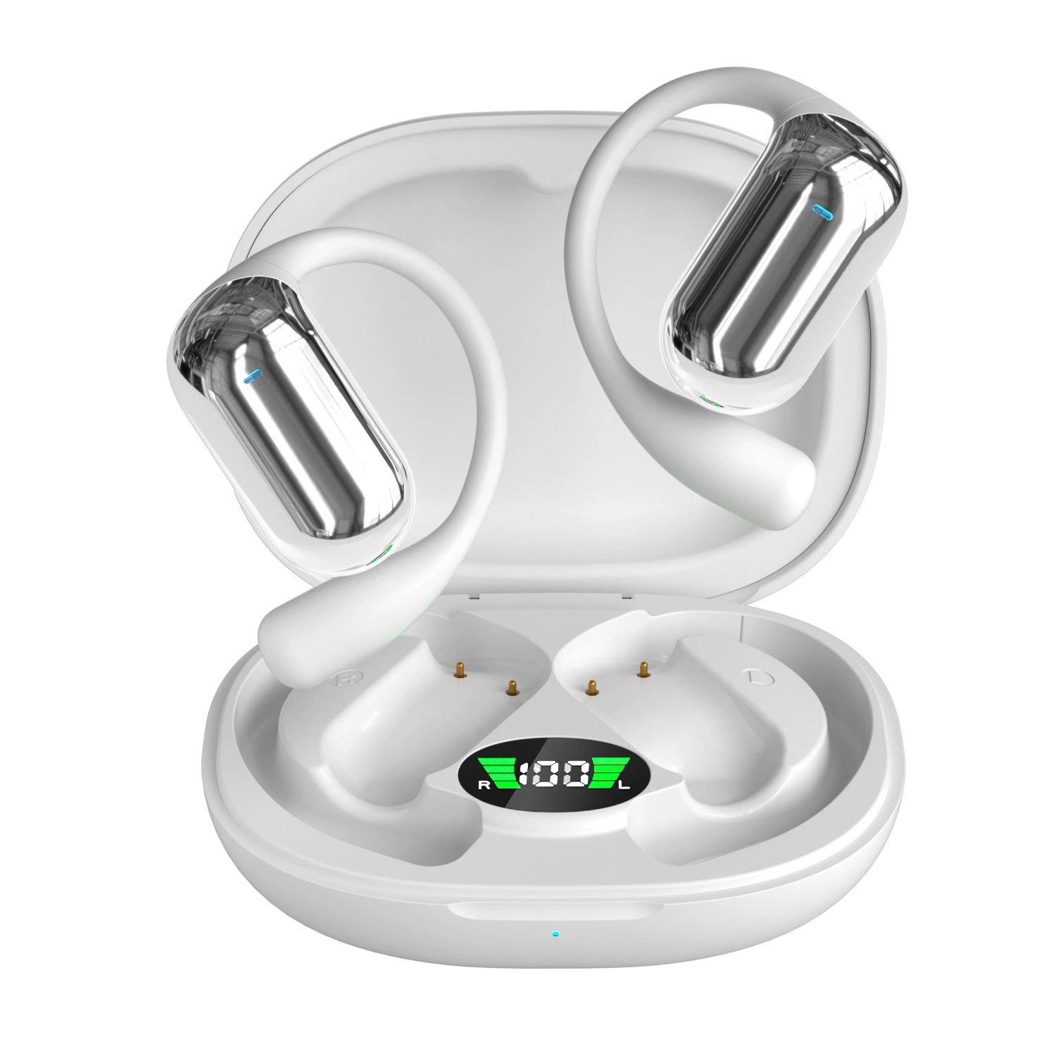 Open‑ear Bluetooth headset Q16, wireless OWS, AI translation option, open‑ear mount