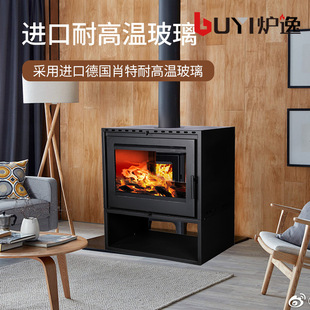 Fireplace Real Wood Stove Indoor Multifunctional B&B Villa Hotel Decoration Wood Burning Stove Heating Stove