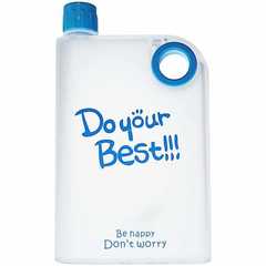 A5L扁平水杯長方形水壺簡約磨砂方形水瓶運動塑料男女便攜透明隨