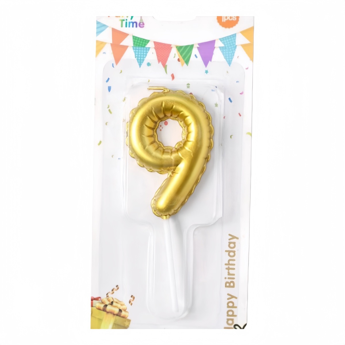 Velas numéricas decorativas para pastel de cumpleaños