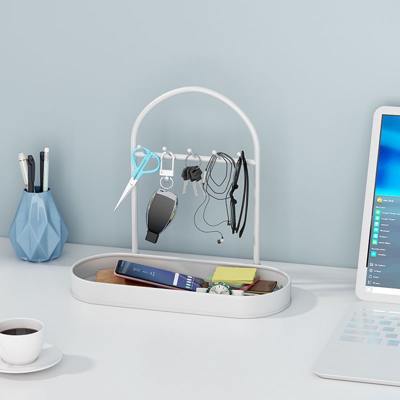 鍵収納置物玄関入戸入口下駄箱物置棚デスクトップ壁掛け収納トレーマスク掛け棚|undefined