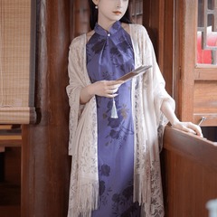 新型日焼け止めレースのオープンショルダーファッションのマントのストールの日焼け止め服の女性の夏の薄いタイプの肩の卸売り