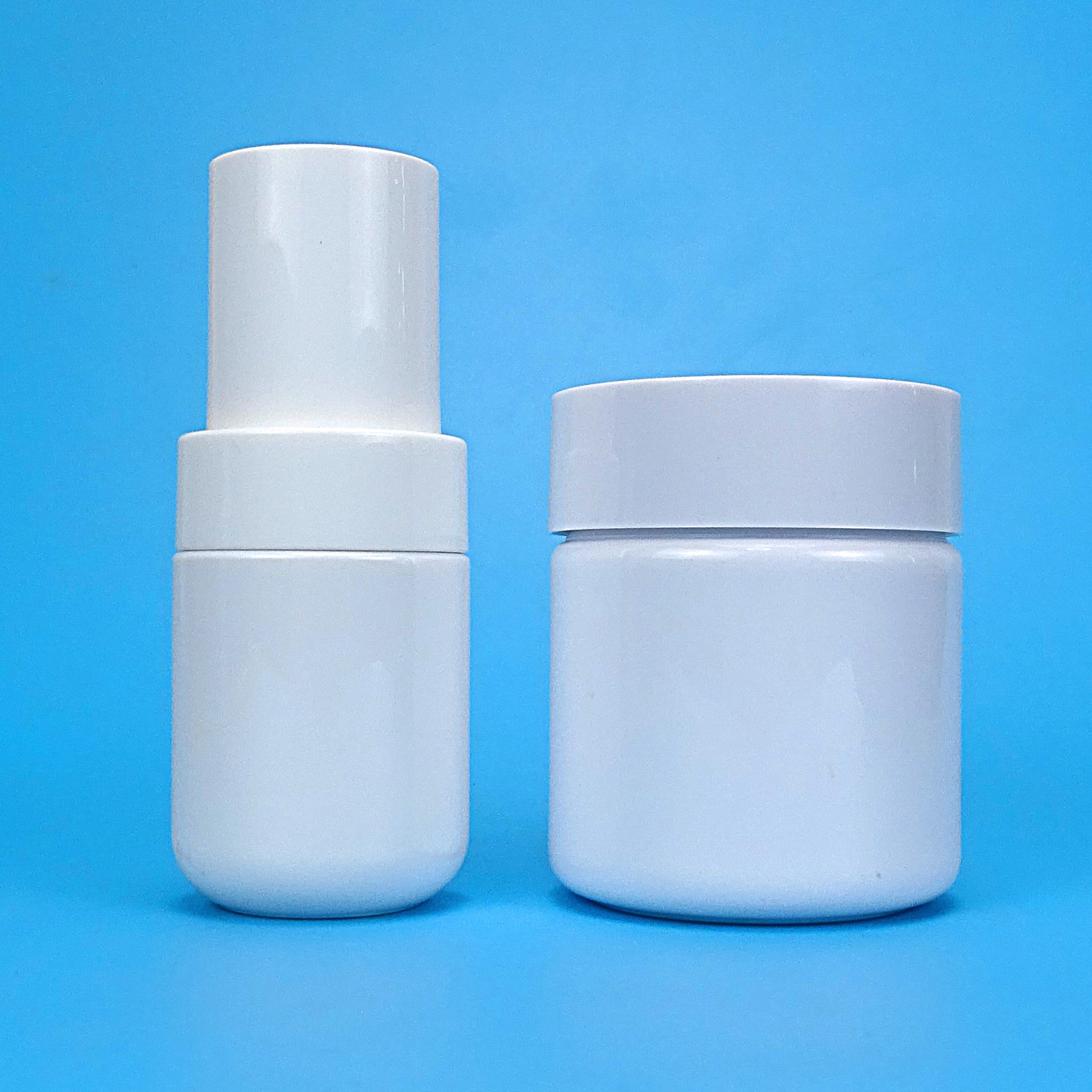 批发PET塑料制品白色化妆品分装瓶空瓶50ml100g高端乳液喷雾瓶