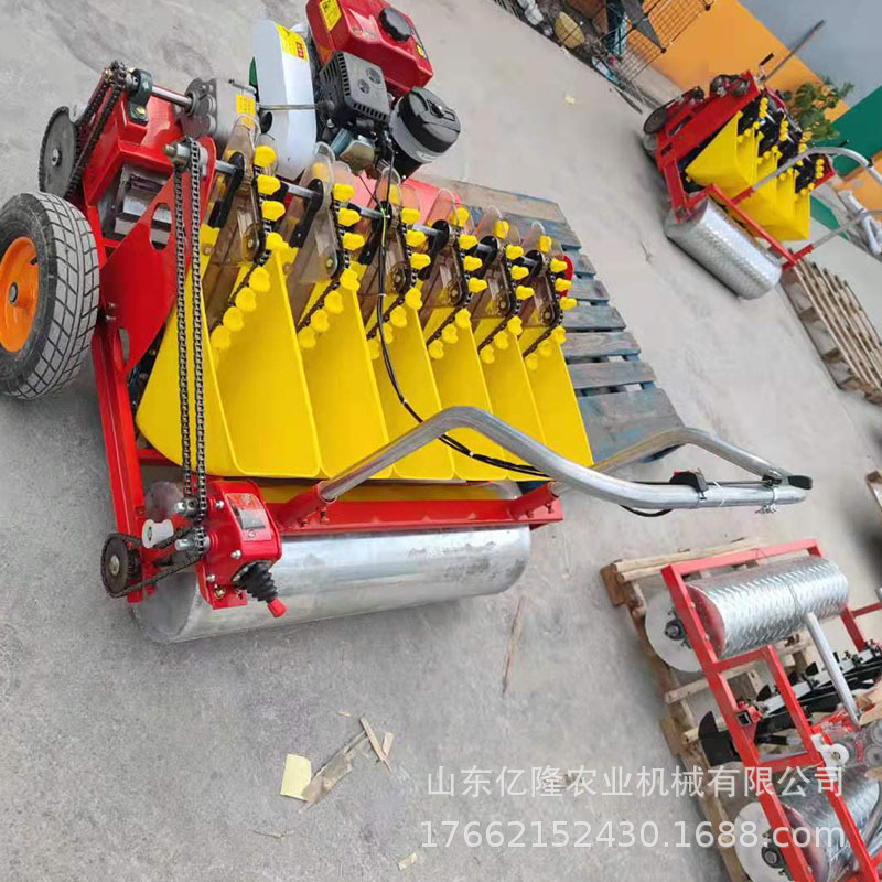 自走式栽蒜点蒜机 手推大蒜点播机 金乡蒜瓣种蒜机价格