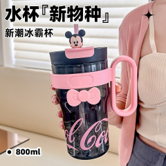 新商品の国境を越えたメーカーは大容量のプラスチックストローカップを直接飲みます。