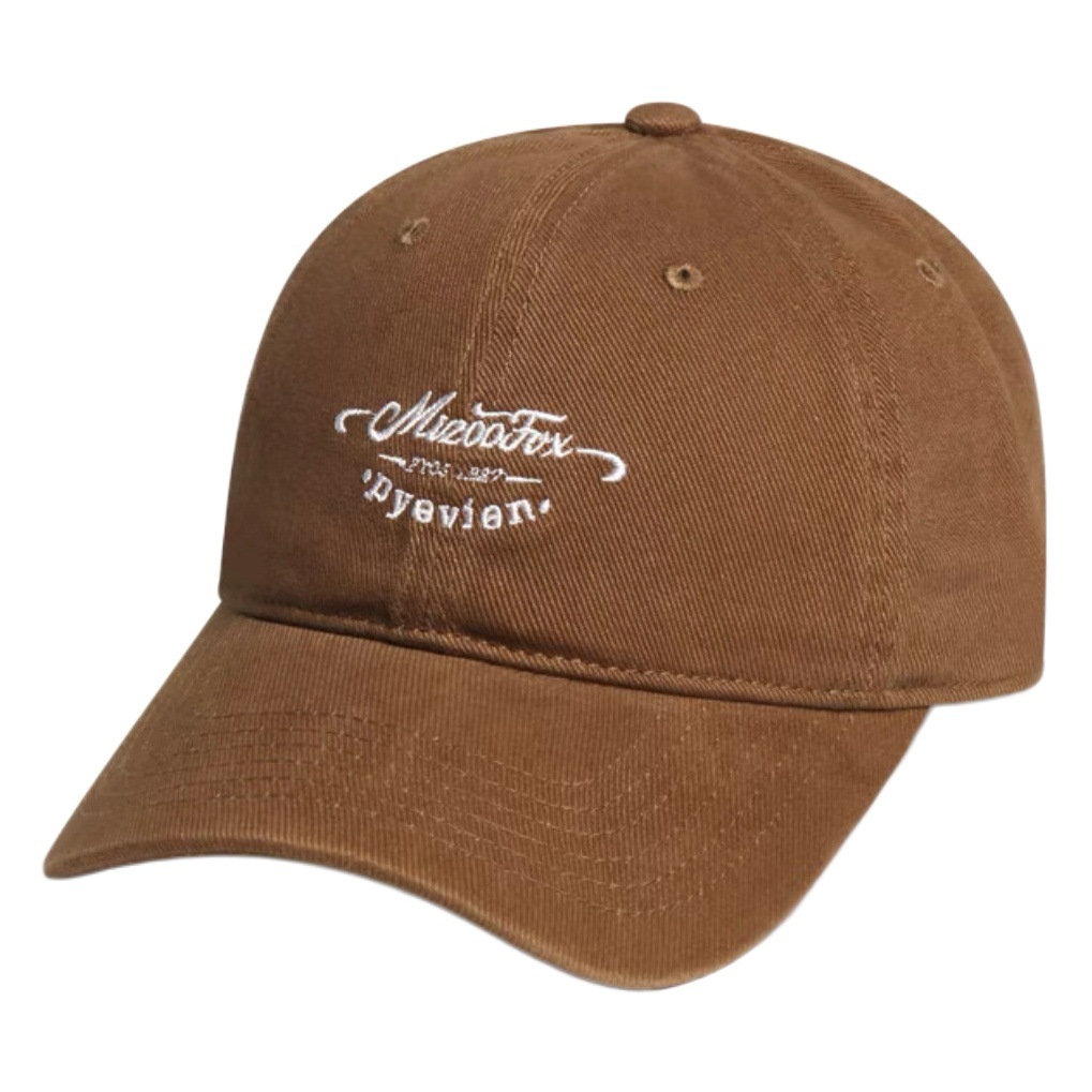 Japonés retro cepillado casquillo de pico de los hombres lavado suave superior de alta calidad gorra de béisbol americano inglés bordado sombrero de ala ancha