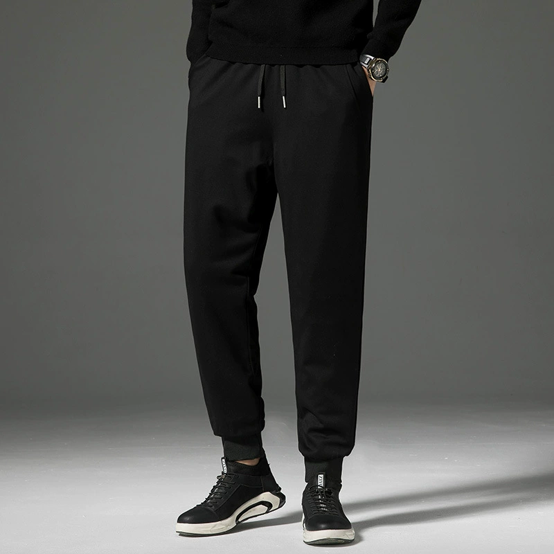 Мужские повседневные водонепроницаемые брюки из трикотажа с наполнителем из 90% белого утиного пуха, утепленные, теплые, модные, новинка зимы 2024 года, для трансграничной торговли