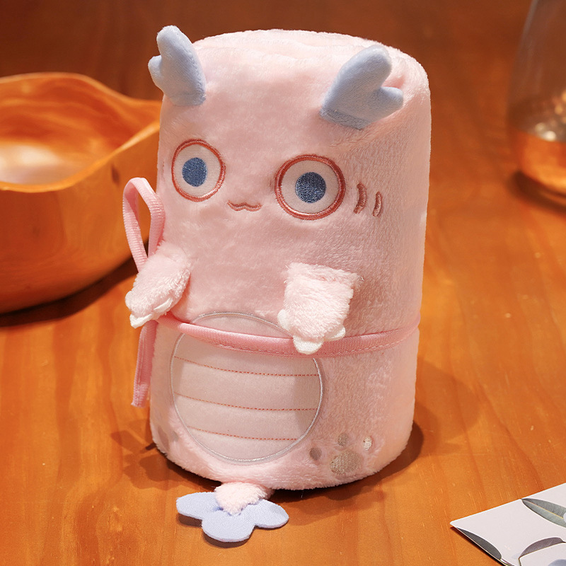 Pequeño dragón rosa