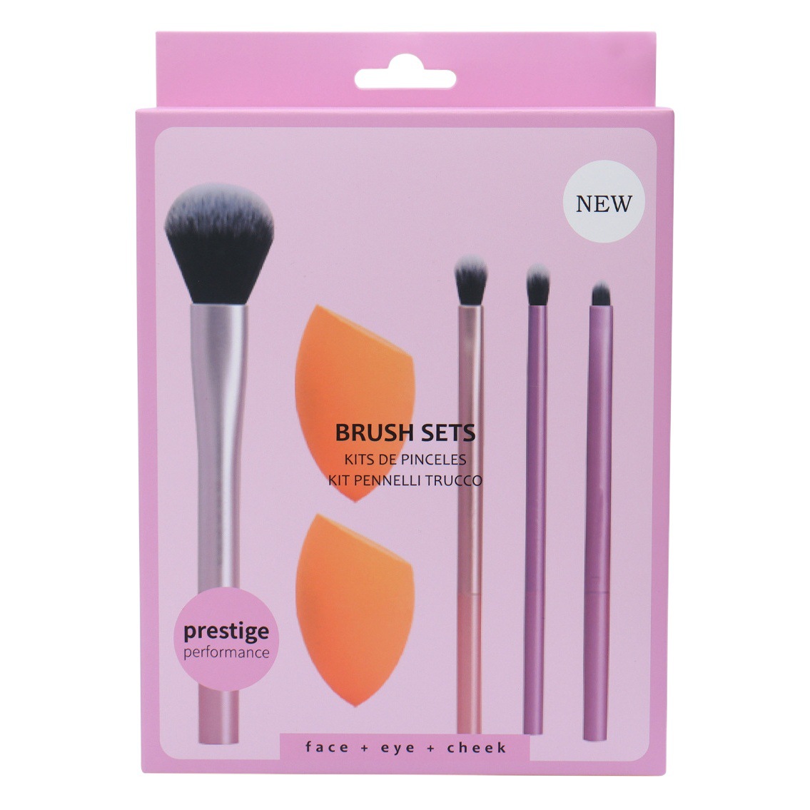 Venta caliente transfronteriza RT cepillo de polvo suelto en caja herramientas de belleza rubor sombra de ojos belleza huevo combinación maquillaje cepillo traje al por mayor