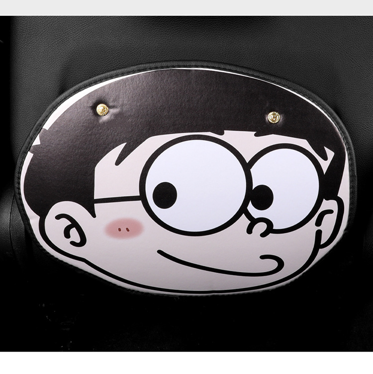 Daxiong Big Head Cartoon Car Anti-kick Pad Universal Rear Seat Back Anti-dirty Protective Pad Car Rear Seat Protective Pad