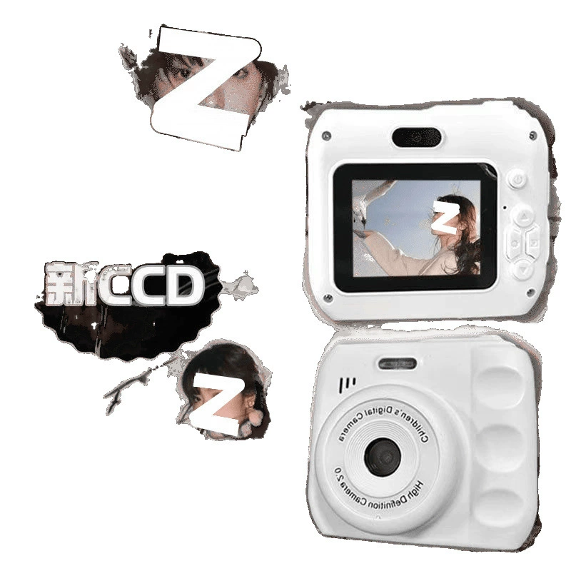 Мгновенная цифровая камера Polaroid H1, двойная камера с подсветкой и фильтрами красоты