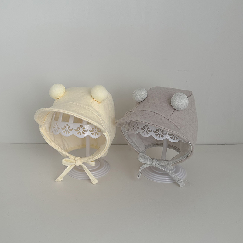 Otoño y invierno caliente gorra de oído para bebés, gorra de bebé, gorra de bebé