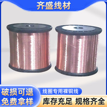 优质铜包铜丝 008mm-020mm 多型号线圈专用裸铜线批发铜包铜丝