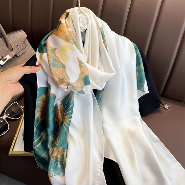 Summer silk beach cloak