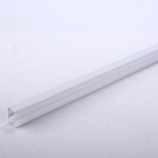 邯郸市T5 T8 LED方形日光灯管 硬灯条外壳挤出灯饰配件PVC异型材