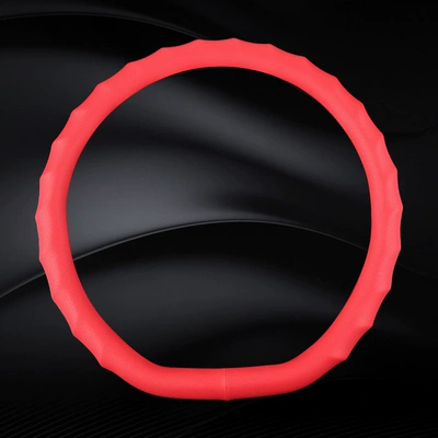 BMW, Toyota, Audi, Four Seasons, Steering wheel cover - d-shape-non-slip-red-38cm