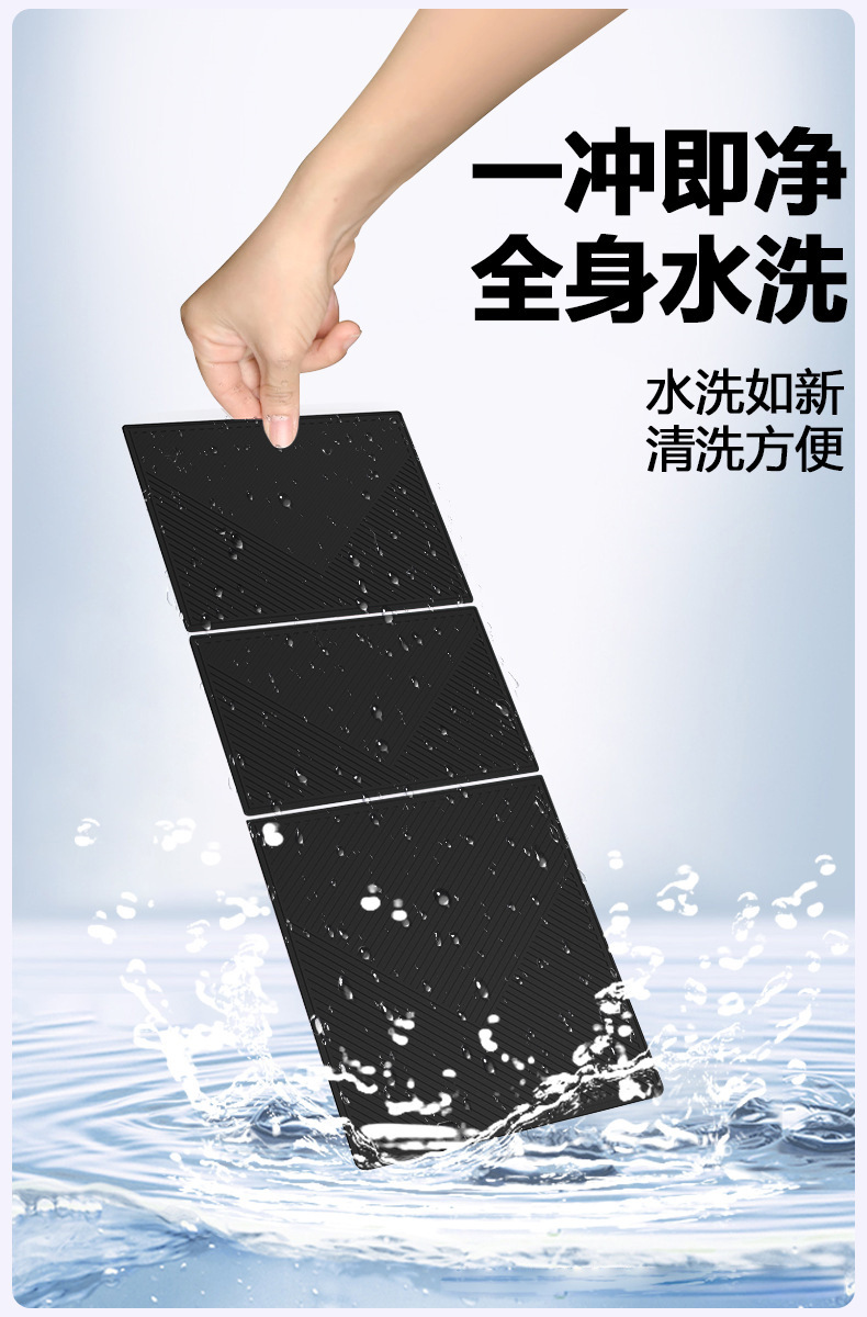Suitable for Tesla's New Version of Model Y/3 Central Control Silicone Pad, Electrostatic Adsorption Panel Sticker, Decorative Accessories for Car Use