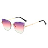 Fashionable sunglasses, glasses, cat's eye, gradient, internet celebrity, wholesale