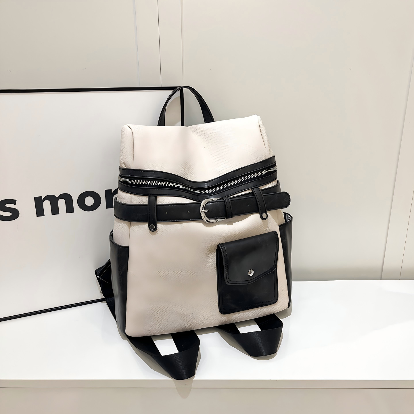Large-Capacity Denim Tote Bag for Women 2026 Summer New Trendy Korean Style Niche Commuter Single-Shoulder Backpack