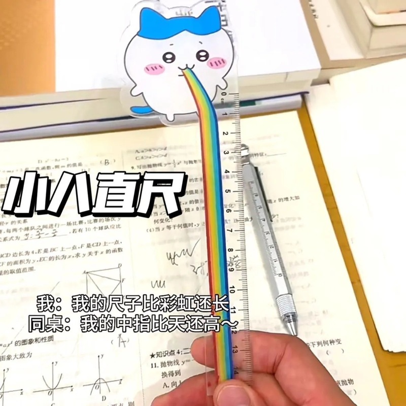 かわいいチイカワ透明定規漫画チイカワアニメーション周辺学生文具用品 15 センチメートル定規|undefined