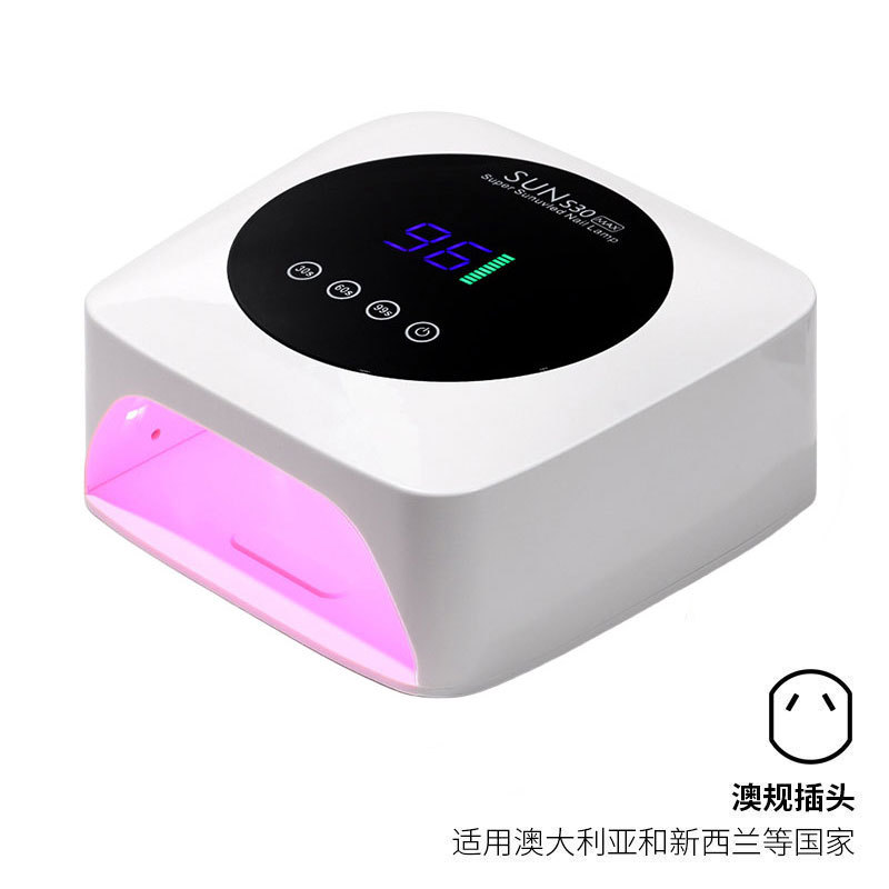 Lámpara de manicuras transfronteriza almacenamiento de energía luz de terapia de manicuras tienda de manicuras gel de manicuras horneador de uñas luz roja inteligente máquina de manicuras de inducción